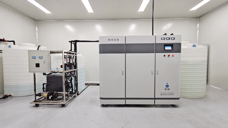 卓水越電子級(jí)超純水系統(tǒng)安裝案例分享之四川某新材料公司篇